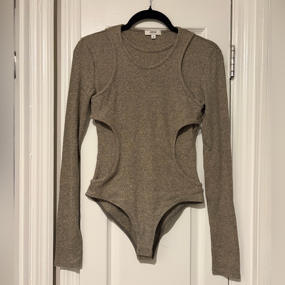 Agolde Knit Top in Gray